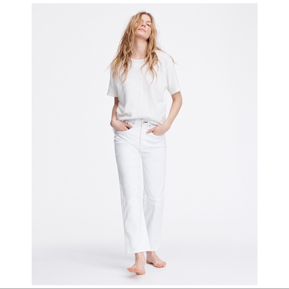 Maya High Rise Ankle Straight Jeans — rag & bone